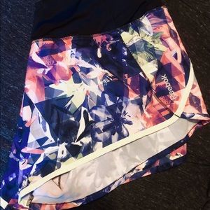 Reebok Patterned Athletic Shorts